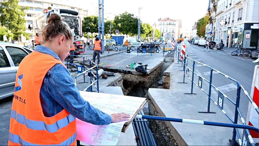 Conductrice de travaux