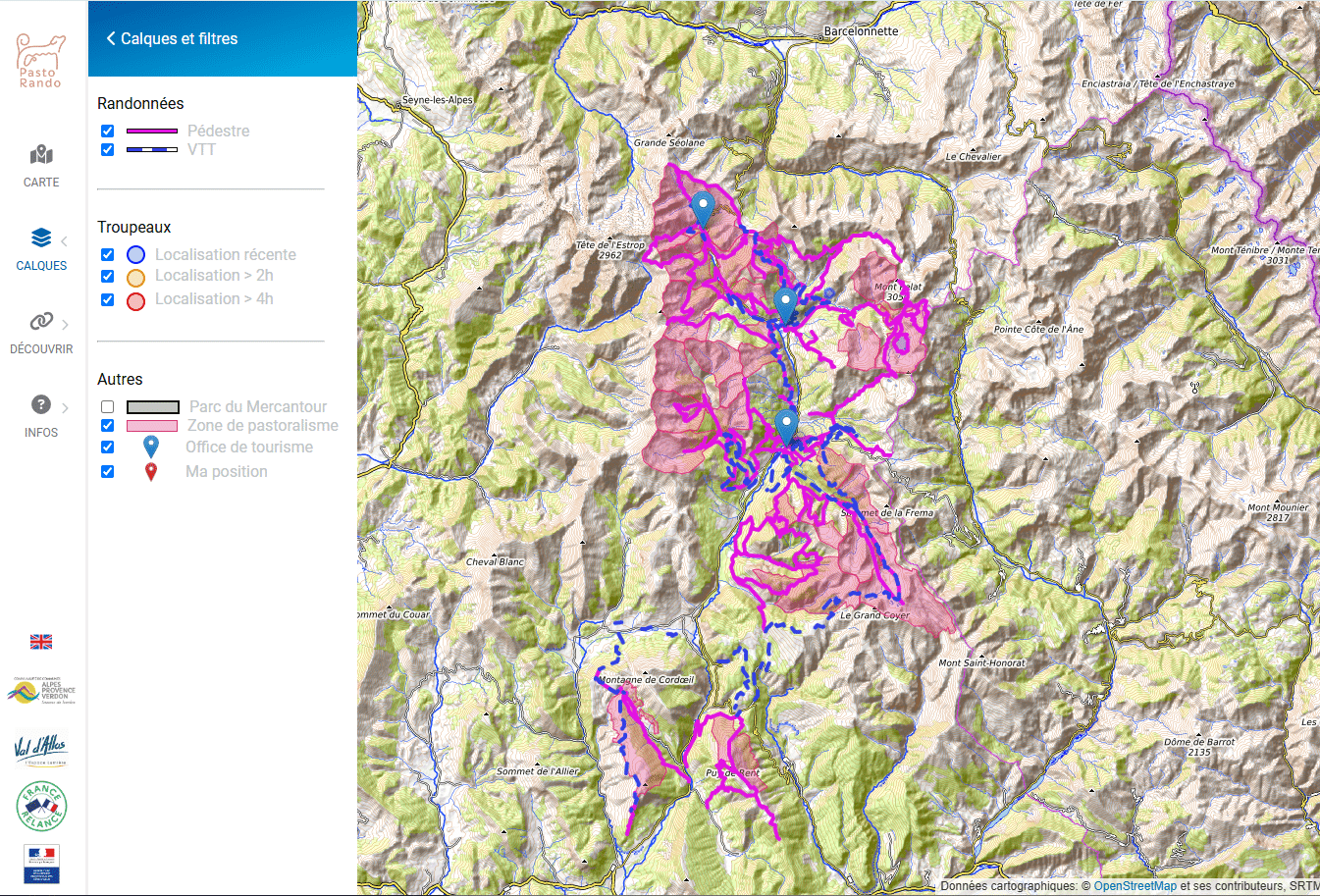 PastoRando Territoires Connectés SERFIM TIC